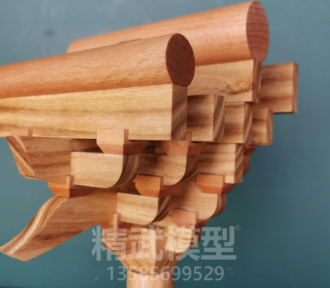 榫卯結構建筑沙盤模型